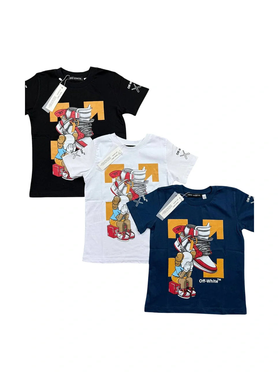 Chlapčenské tričko - Tenisky Off White