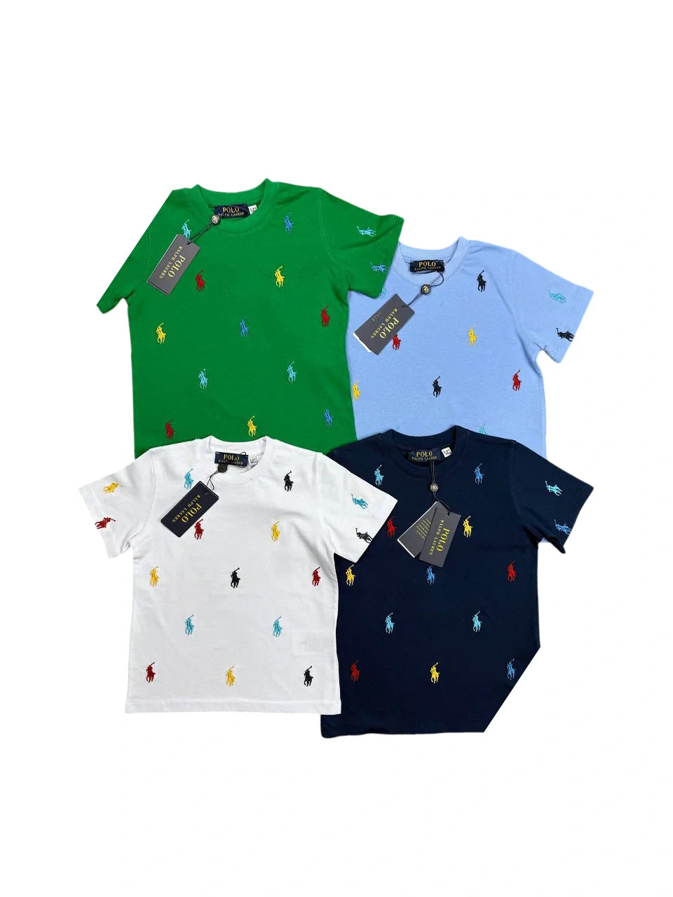 Unisex tričko - farebné logo Polo