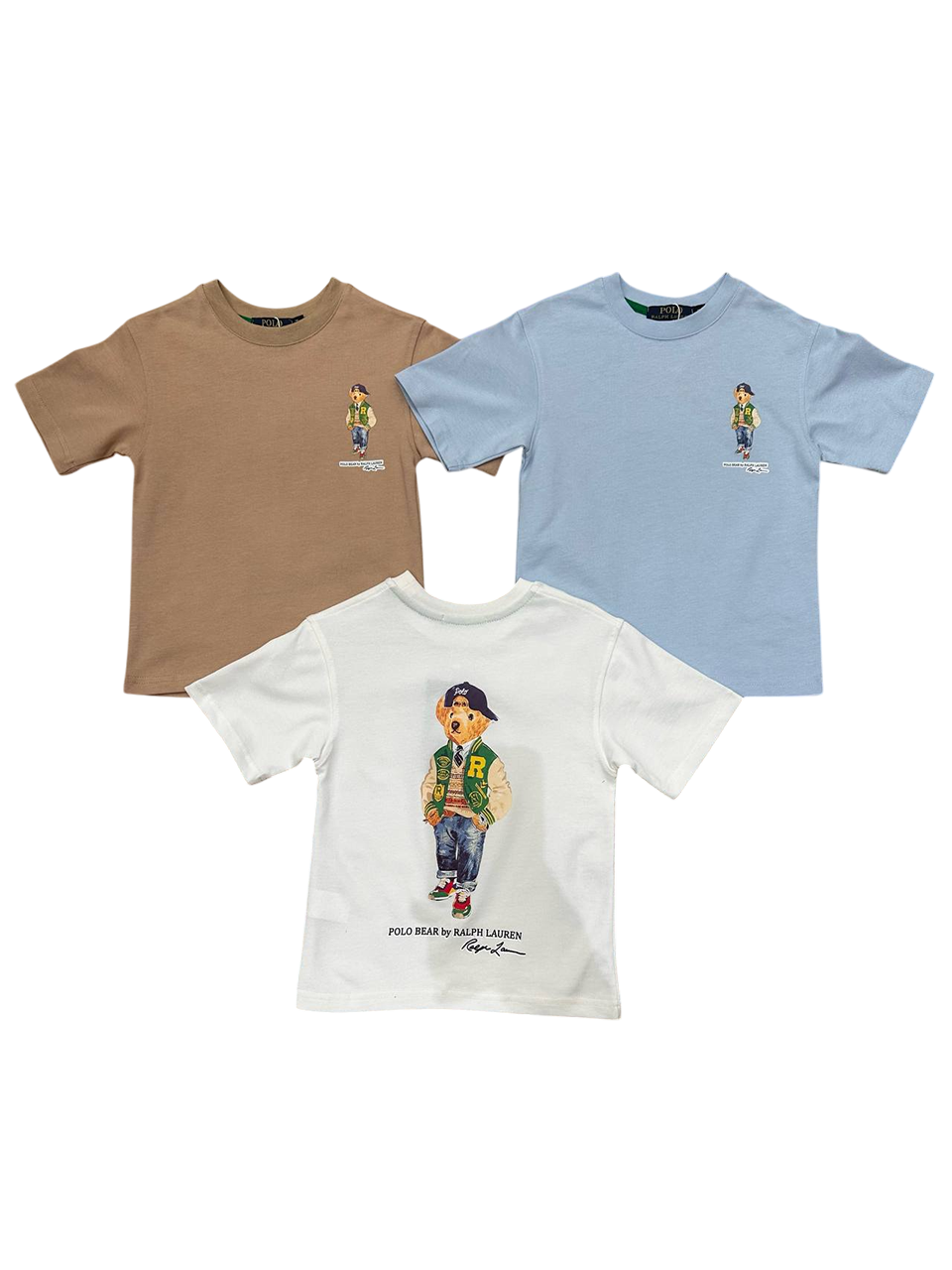 Chlapčenské tričko - Polo Bear - modré