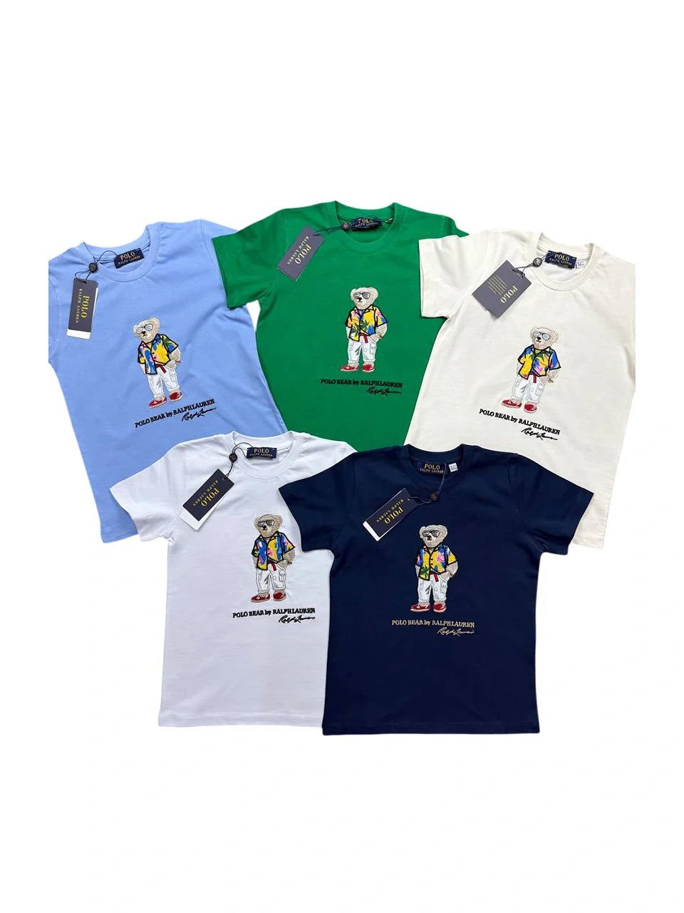 Chlapčenské tričko - výšivka loga medvedíka Polo