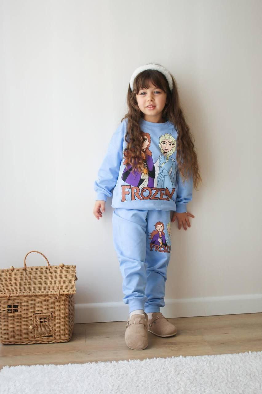Sada pre dievčatko - Ľadové kráľovstvo v svetlomodrej farbe