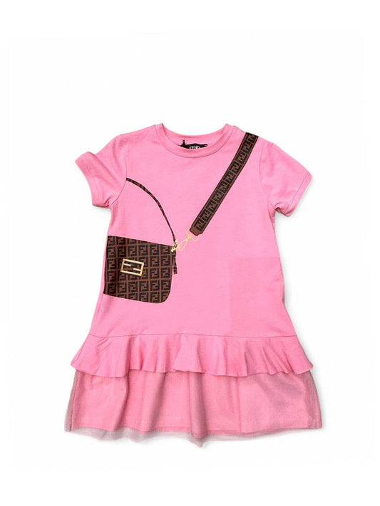 Šaty pre dievča - kabelka Fendi