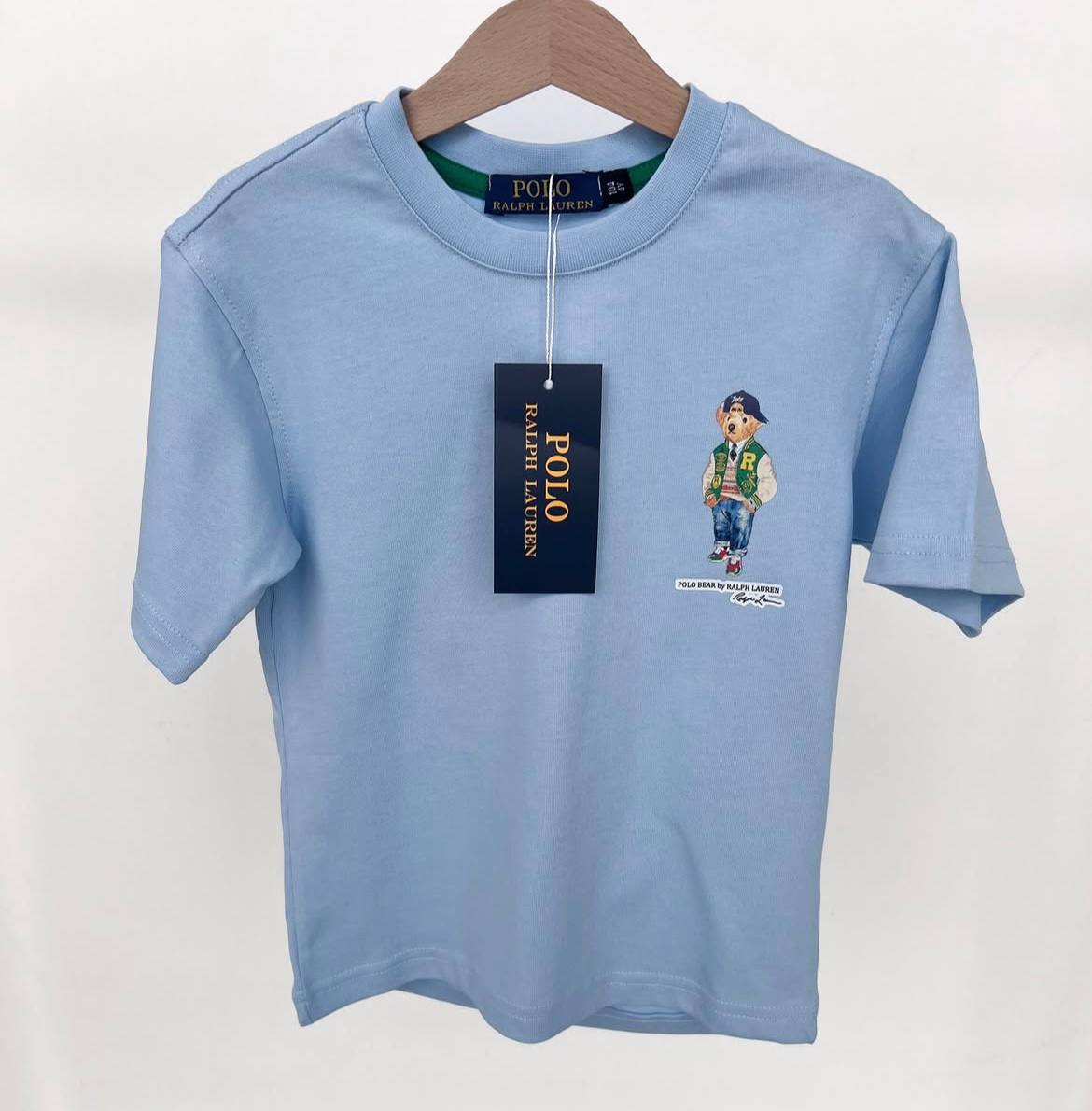 Chlapčenské tričko - Polo Bear - modré