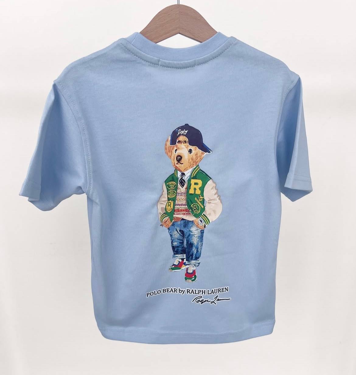 Chlapčenské tričko - Polo Bear - modré